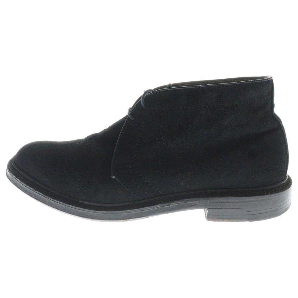Alden(オールデン) × BARNEYS NEWYORK バーニーズニューヨーク別注 クレープソール プレーントゥ レザー スエード チャッカブーツ ブラック 1312