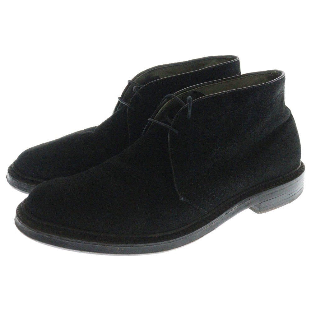 Alden(オールデン) × BARNEYS NEWYORK バーニーズニューヨーク別注 クレープソール プレーントゥ レザー スエード チャッカブーツ ブラック 1312