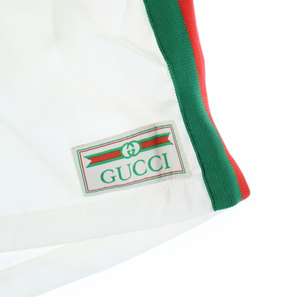 GUCCI(グッチ) 22SS SIDE LINE SHORT PANTS サイドラインショートパンツ ホワイト 599585