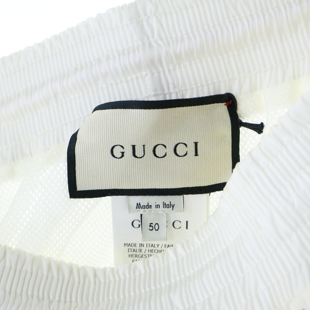 GUCCI(グッチ) 22SS SIDE LINE SHORT PANTS サイドラインショートパンツ ホワイト 599585