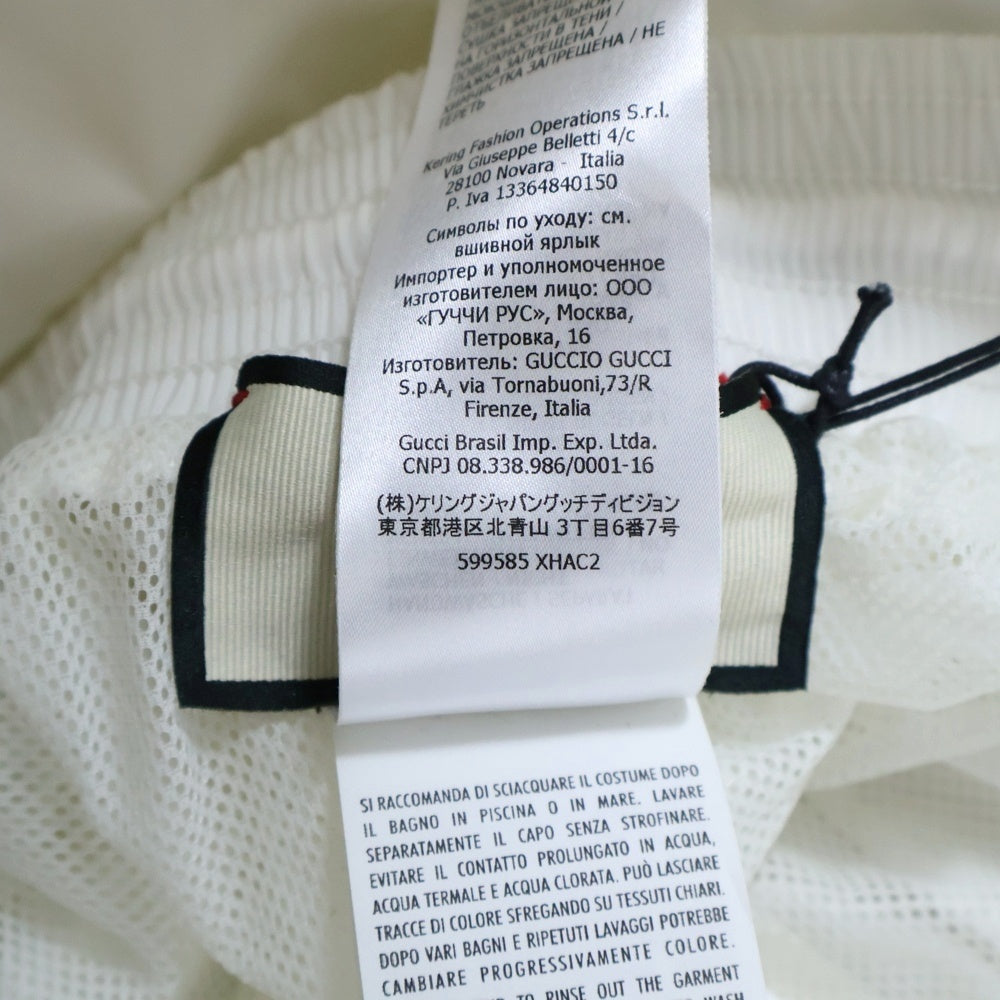GUCCI(グッチ) 22SS SIDE LINE SHORT PANTS サイドラインショートパンツ ホワイト 599585