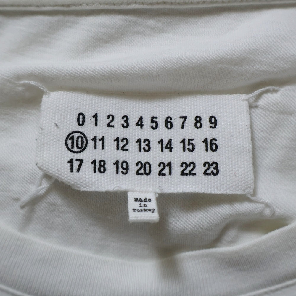 Maison Margiela 10(メゾン マルジェラ) 19SS Stereo Type T-Shirt ステレオタイプ 半袖Tシャツ ホワイト S50GC0538