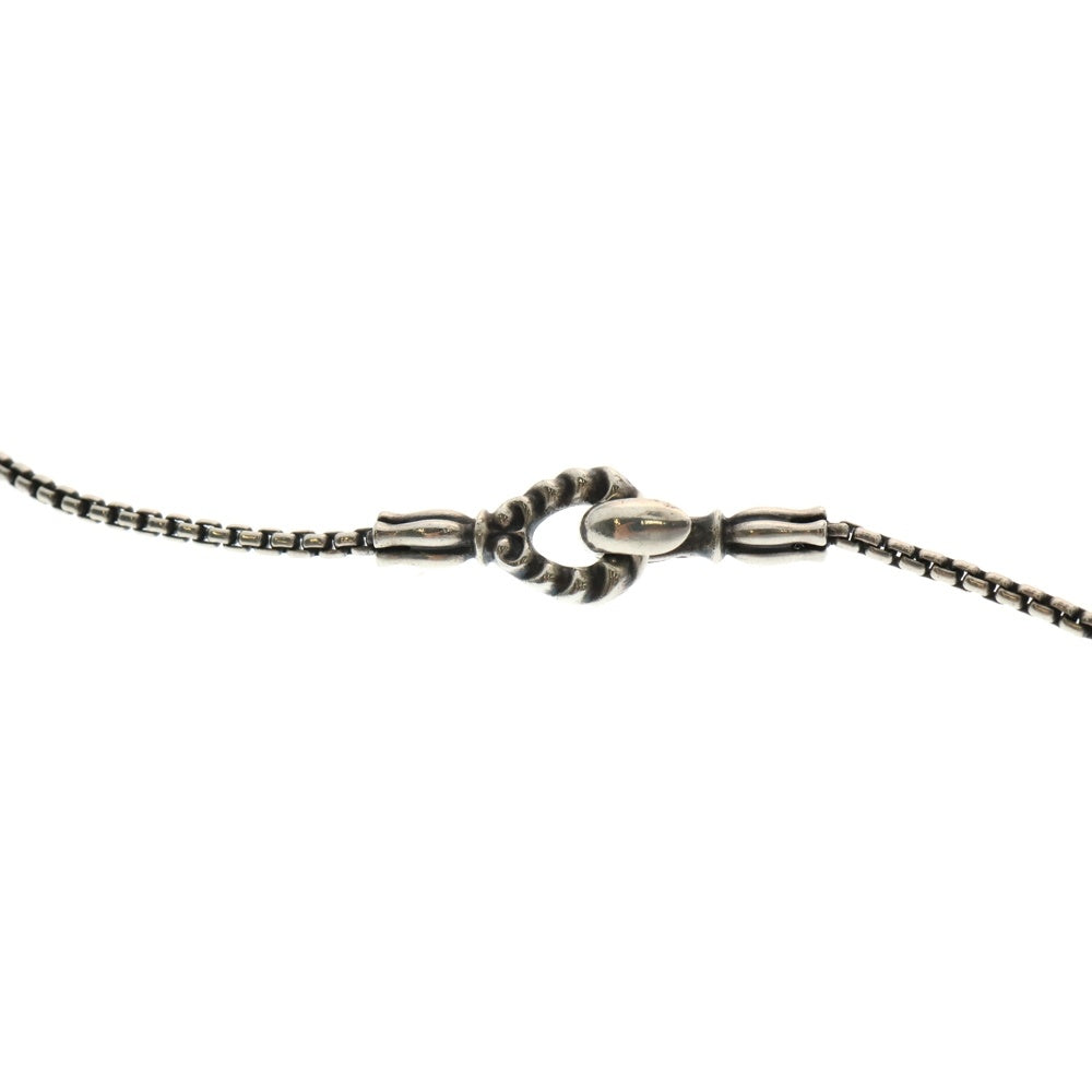 LONE ONES(ロンワンズ) MF Hook M 2.2mm BOX Chain メイティングフライト フックM 2.2mmボックスチェーンネックレス シルバー