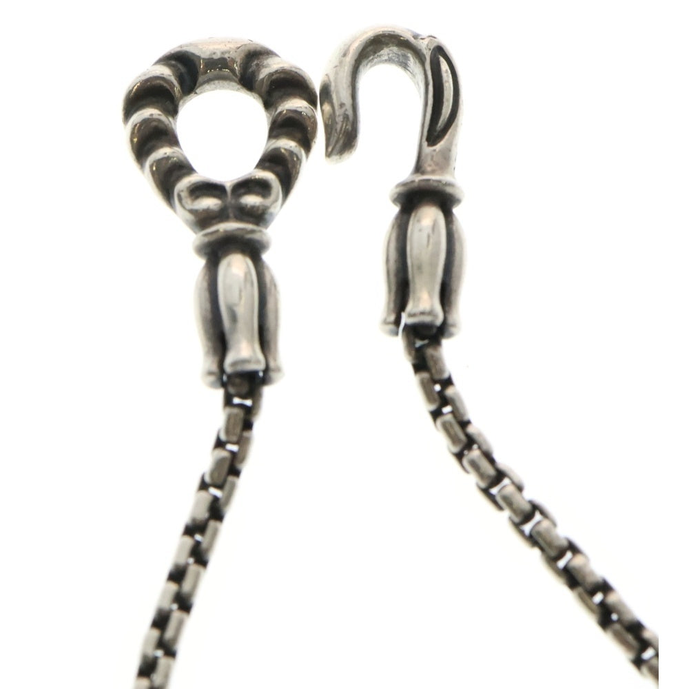 LONE ONES(ロンワンズ) MF Hook M 2.2mm BOX Chain メイティングフライト フックM 2.2mmボックスチェーンネックレス シルバー