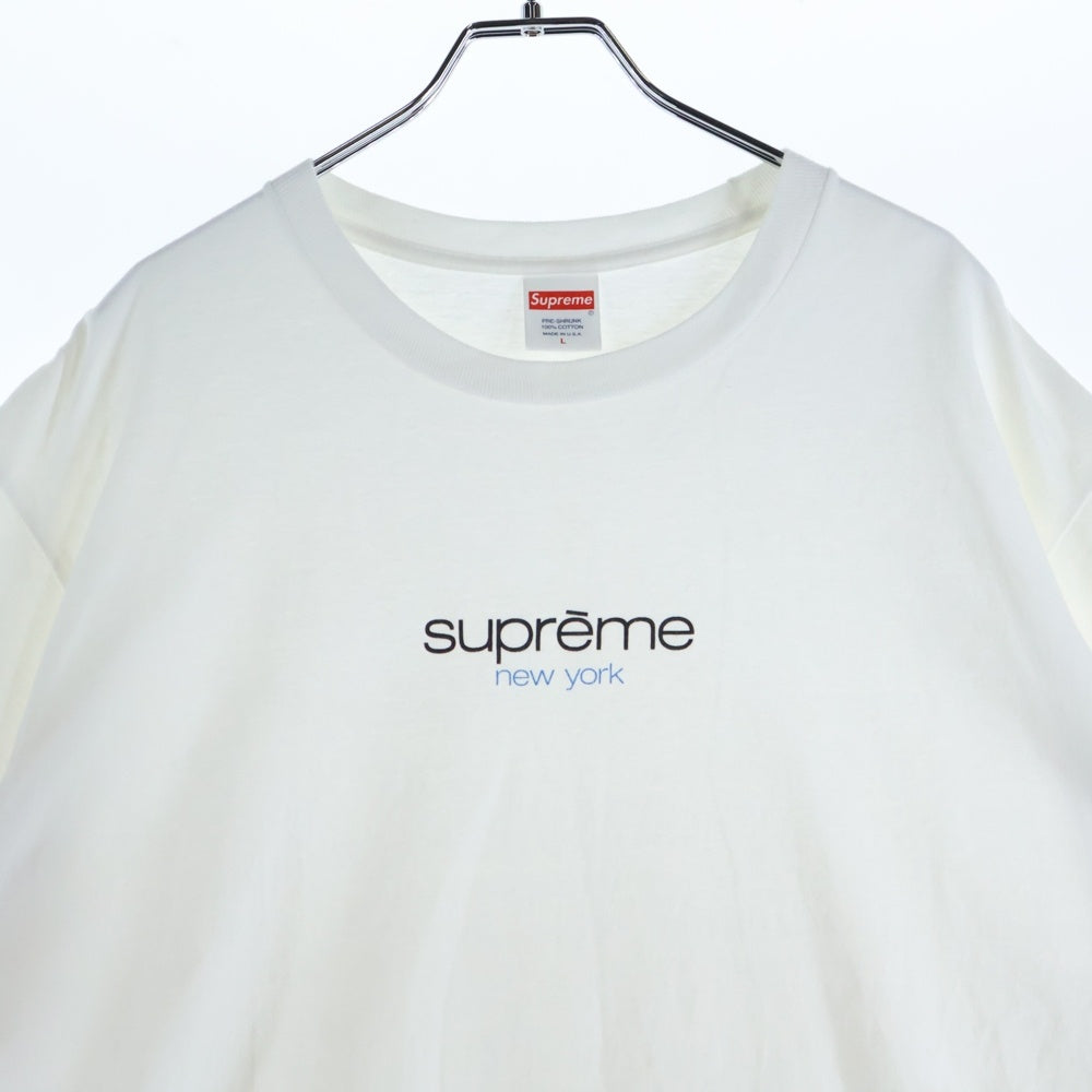 SUPREME(シュプリーム) 22SS Classic Logo Tee クラシックロゴ クルーネック半袖Tシャツ カットソー ホワイト