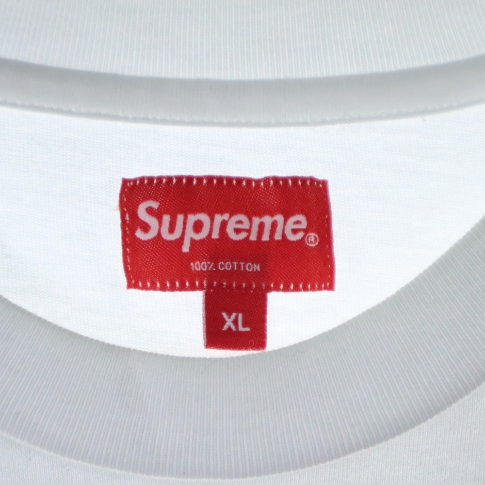 SUPREME(シュプリーム) 21SS Old English Rhinestone S/S Top オールドイングリッシュ ラインストーン 半袖Tシャツ カットソー ホワイト