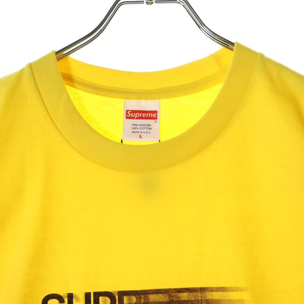 SUPREME(シュプリーム) 23SS Motion Logo Tee モーション ロゴ プリント クルーネック 半袖Tシャツ カットソー イエロー