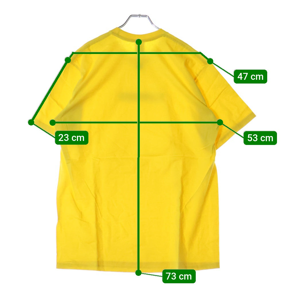 SUPREME(シュプリーム) 23SS Motion Logo Tee モーション ロゴ プリント クルーネック 半袖Tシャツ カットソー イエロー