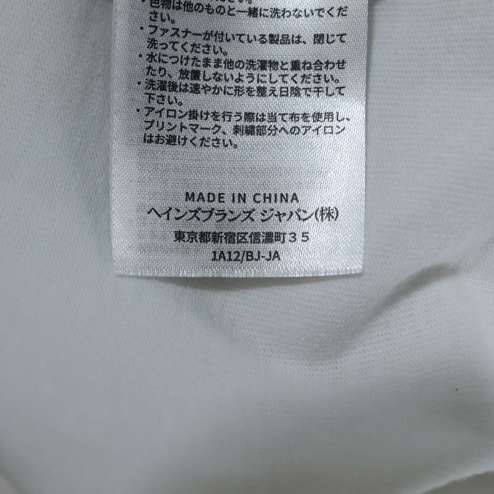 CHAMPION(チャンピオン) スクリプト ロゴ クルーネック 半袖Tシャツ カットソー ホワイト C3-Q301