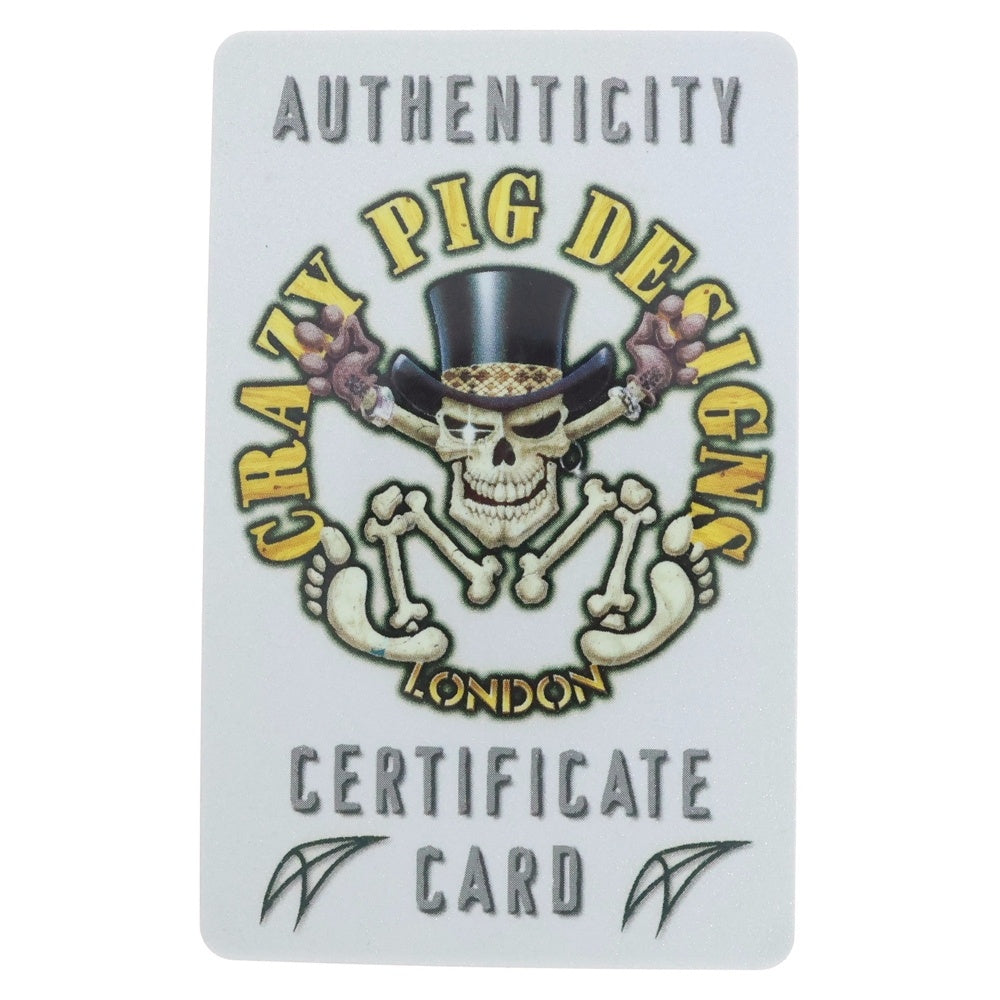 CRAZY PIG(クレイジーピッグ) #27 EVIL SKULL RING イーヴィルスカルリング シルバー