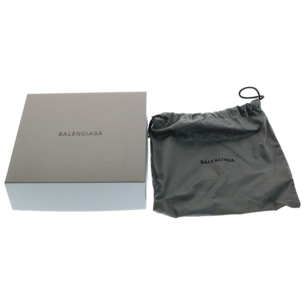 BALENCIAGA(バレンシアガ) BBロゴ シルバーバックル クロコダイル柄 レザーベルト パープル 570370