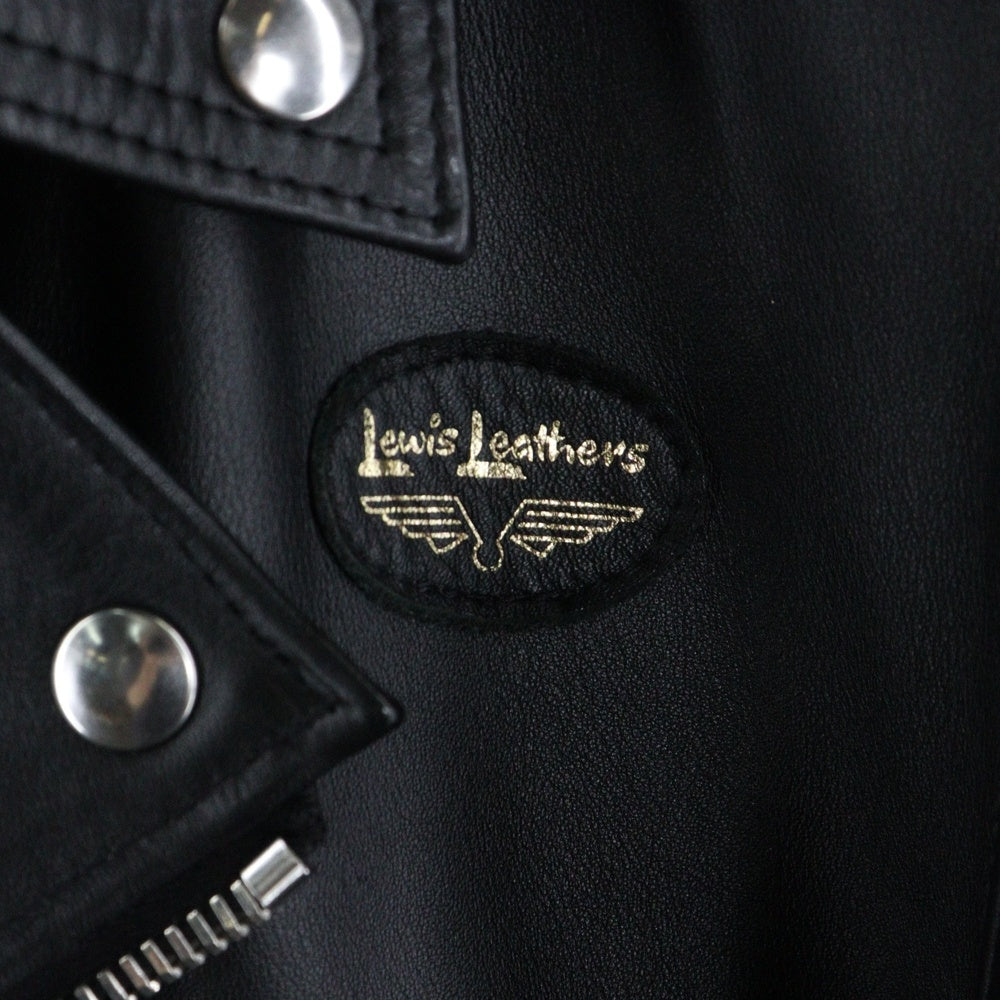Lewis Leathers(ルイスレザー) 391T LIGHTNING TIGHT FIT ライトニング タイトフィット カウハイド ダブルライダース レザージャケット ブラック