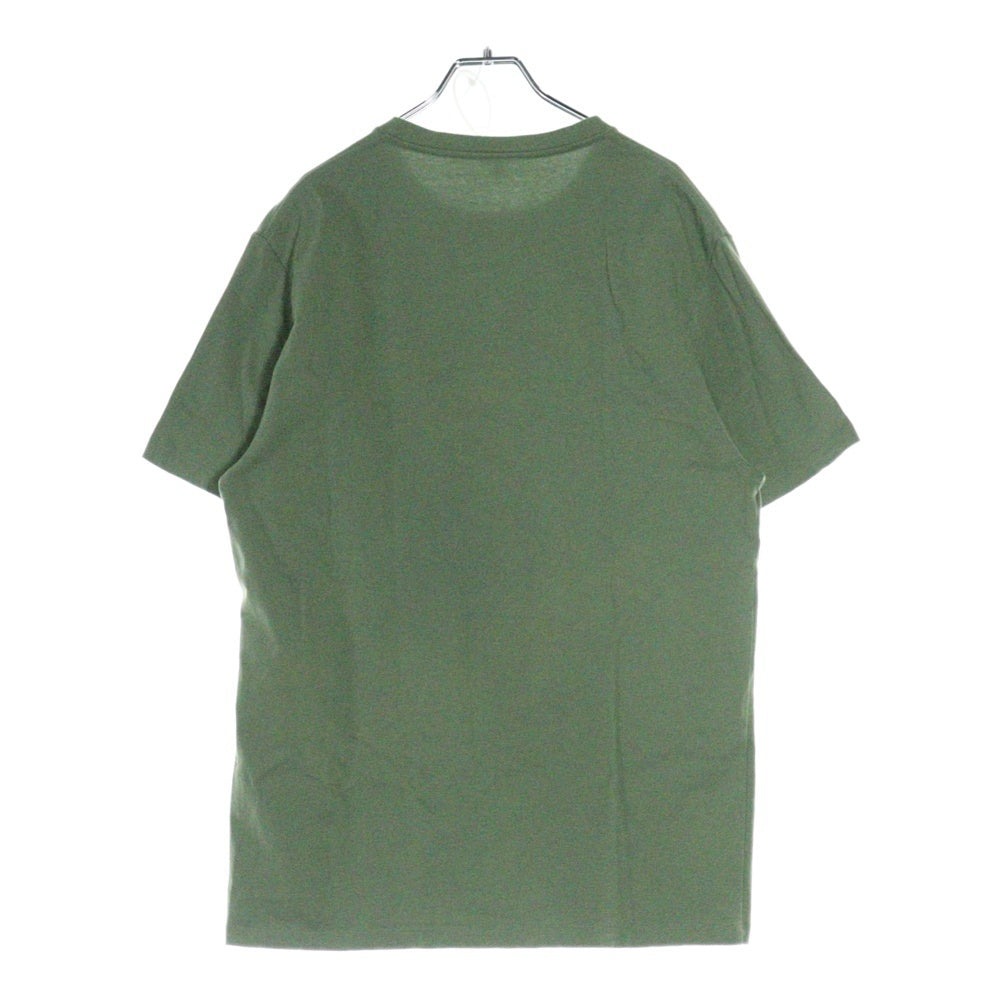 LOEWE(ロエベ) REGULAR FIT T-SHIRT フロント アナグラムロゴ刺繍 半袖Tシャツ カットソー カーキ H526Y22XB8