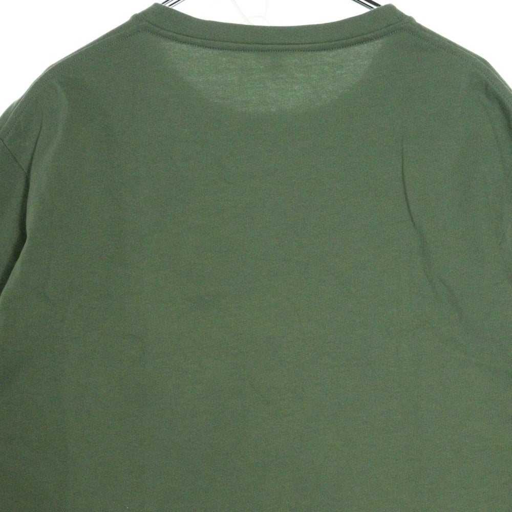 LOEWE(ロエベ) REGULAR FIT T-SHIRT フロント アナグラムロゴ刺繍 半袖Tシャツ カットソー カーキ H526Y22XB8
