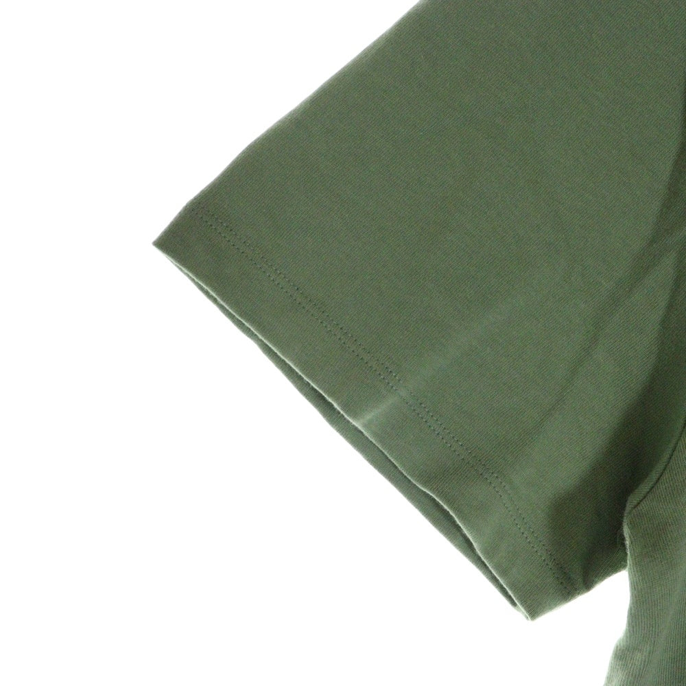 LOEWE(ロエベ) REGULAR FIT T-SHIRT フロント アナグラムロゴ刺繍 半袖Tシャツ カットソー カーキ H526Y22XB8