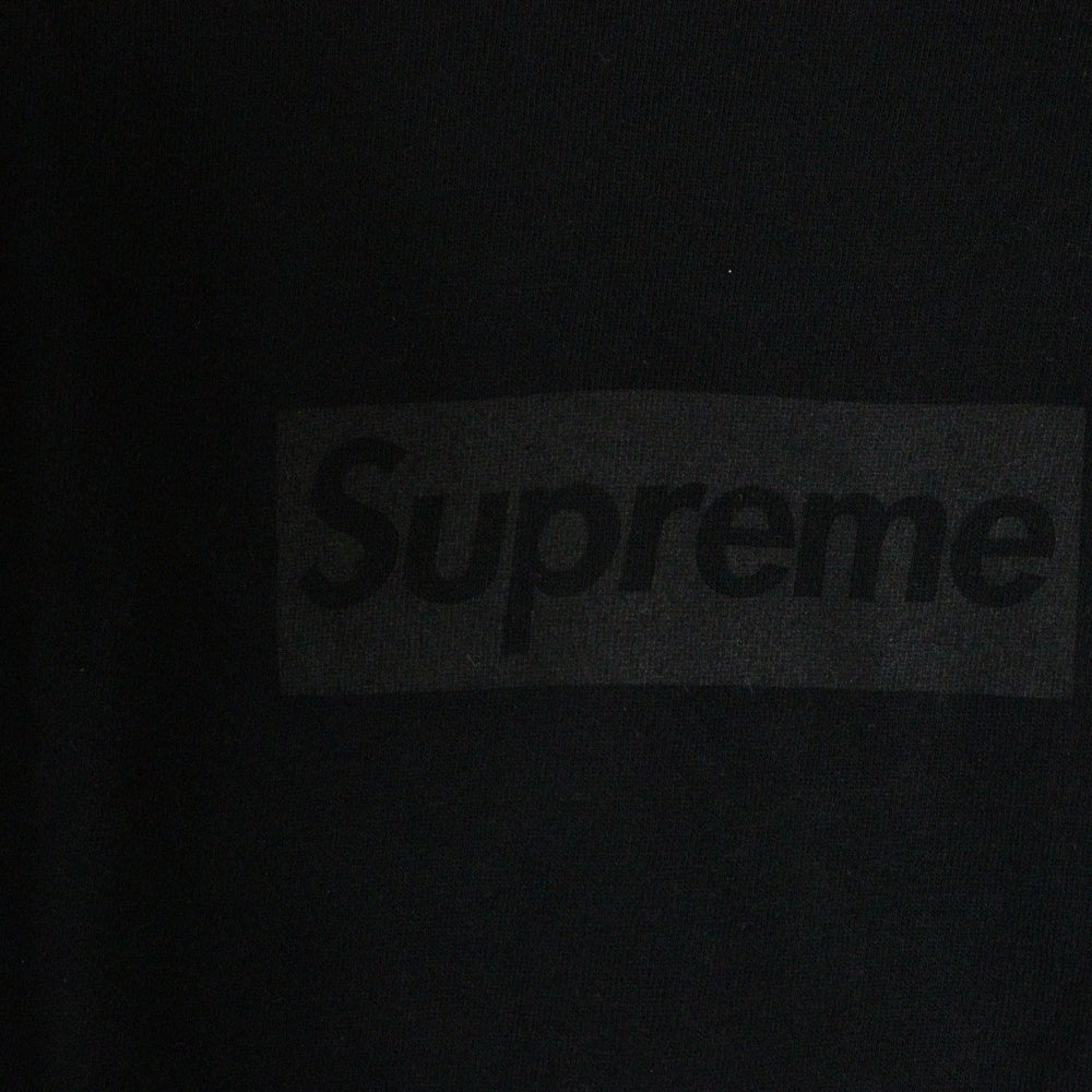 SUPREME(シュプリーム) 23SS Tonal Box Logo Tee トーナル ボックスロゴ プリント クルーネック 半袖Tシャツ カットソー ブラック