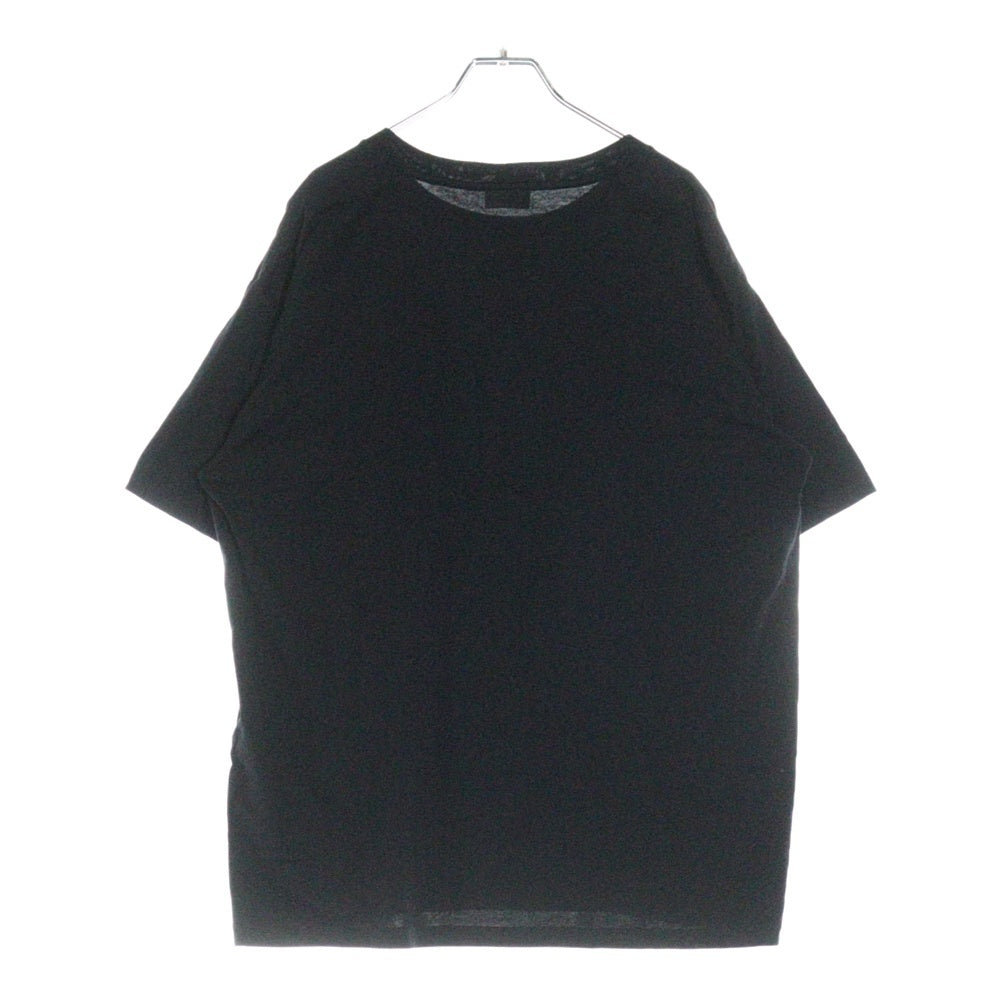 CELINE(セリーヌ) LOOSE FIT TEE ロゴプリント ルーズフィット クルーネック 半袖Tシャツ カットソー ブラック 2X681671Q