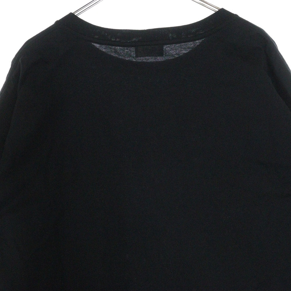 CELINE(セリーヌ) LOOSE FIT TEE ロゴプリント ルーズフィット クルーネック 半袖Tシャツ カットソー ブラック 2X681671Q