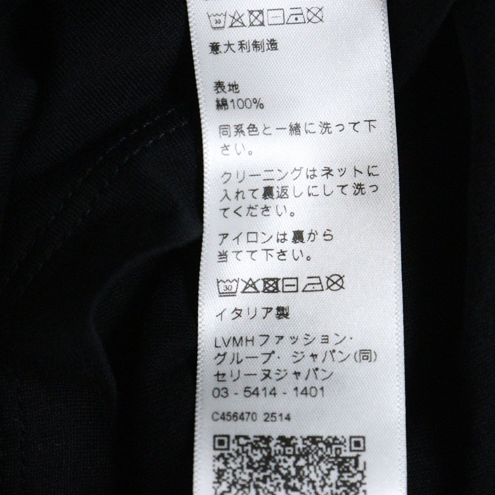 CELINE(セリーヌ) LOOSE FIT TEE ロゴプリント ルーズフィット クルーネック 半袖Tシャツ カットソー ブラック 2X681671Q