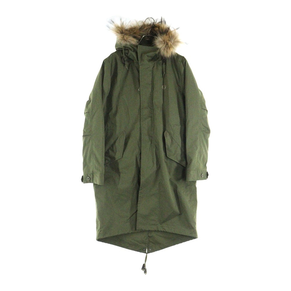 FRED PERRY(フレッドペリー) FISHTAIL PARKA フィッシュテール 裏地カモ モッズコート フーディ カーキ F2562
