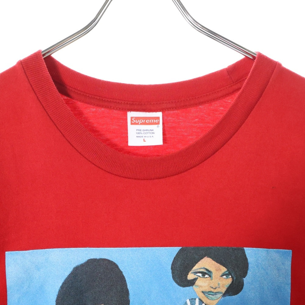 SUPREME(シュプリーム) 18AW Group Tee グループ フロントプリント 半袖Tシャツ カットソー レッド