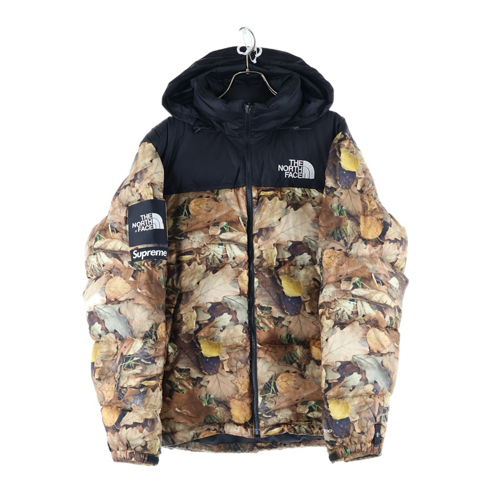 SUPREME(シュプリーム) 16AW×THE NORTH FACE Nuptse Down Jacket Leaves ノースフェイス ヌプシ ダウンジャケット リーブス ブラウン ND516021