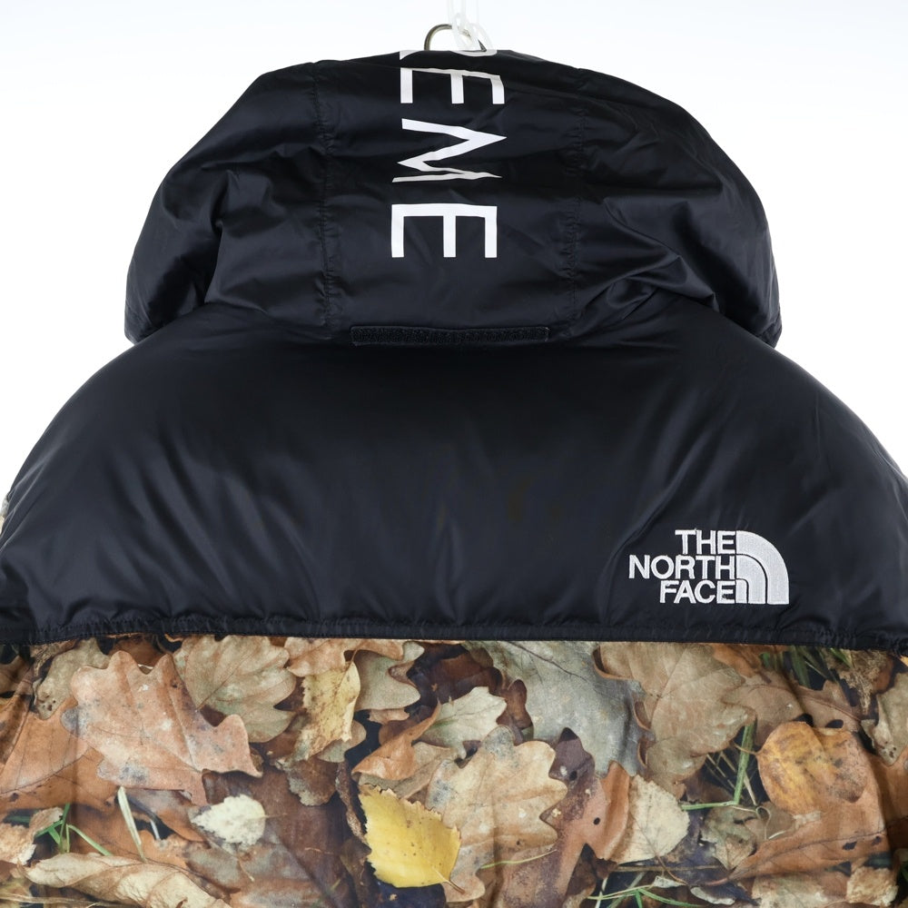 SUPREME(シュプリーム) 16AW×THE NORTH FACE Nuptse Down Jacket Leaves ノースフェイス ヌプシ ダウンジャケット リーブス ブラウン ND516021