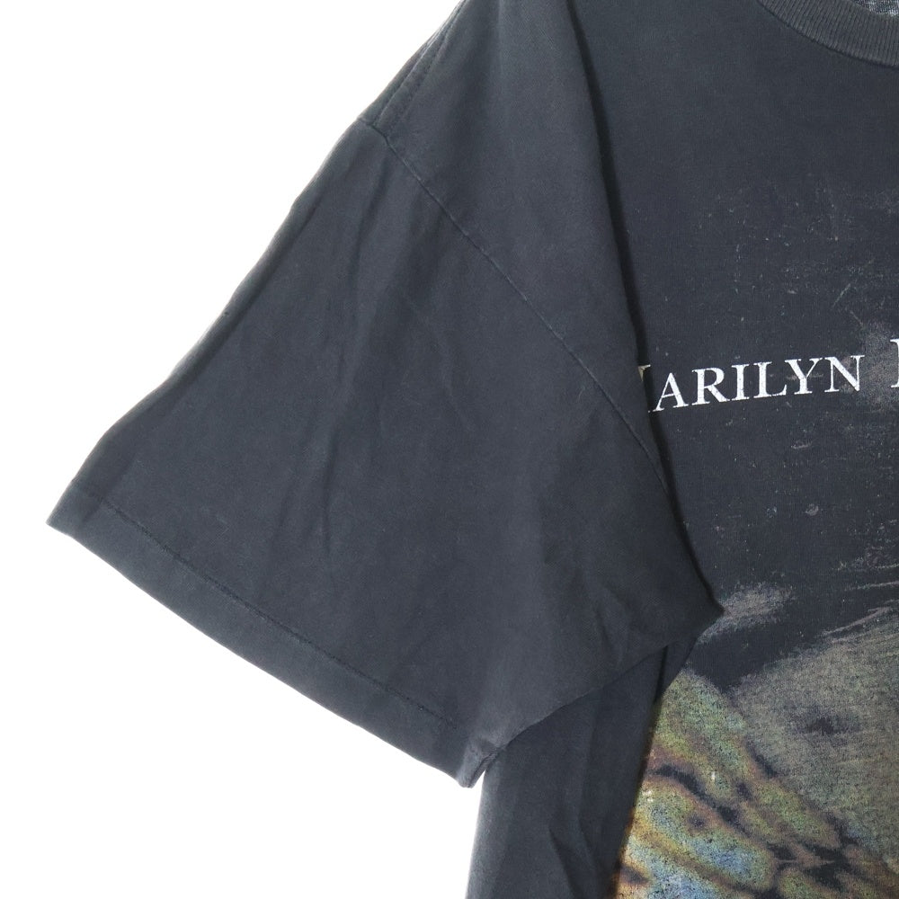 VINTAGE(ヴィンテージ) 90s MARILYN MANSON ANTICHRIST SUPERSTAR マリリンマンソン アンチキリスト スーパースター Tシャツ 半袖 カットソー ブラック
