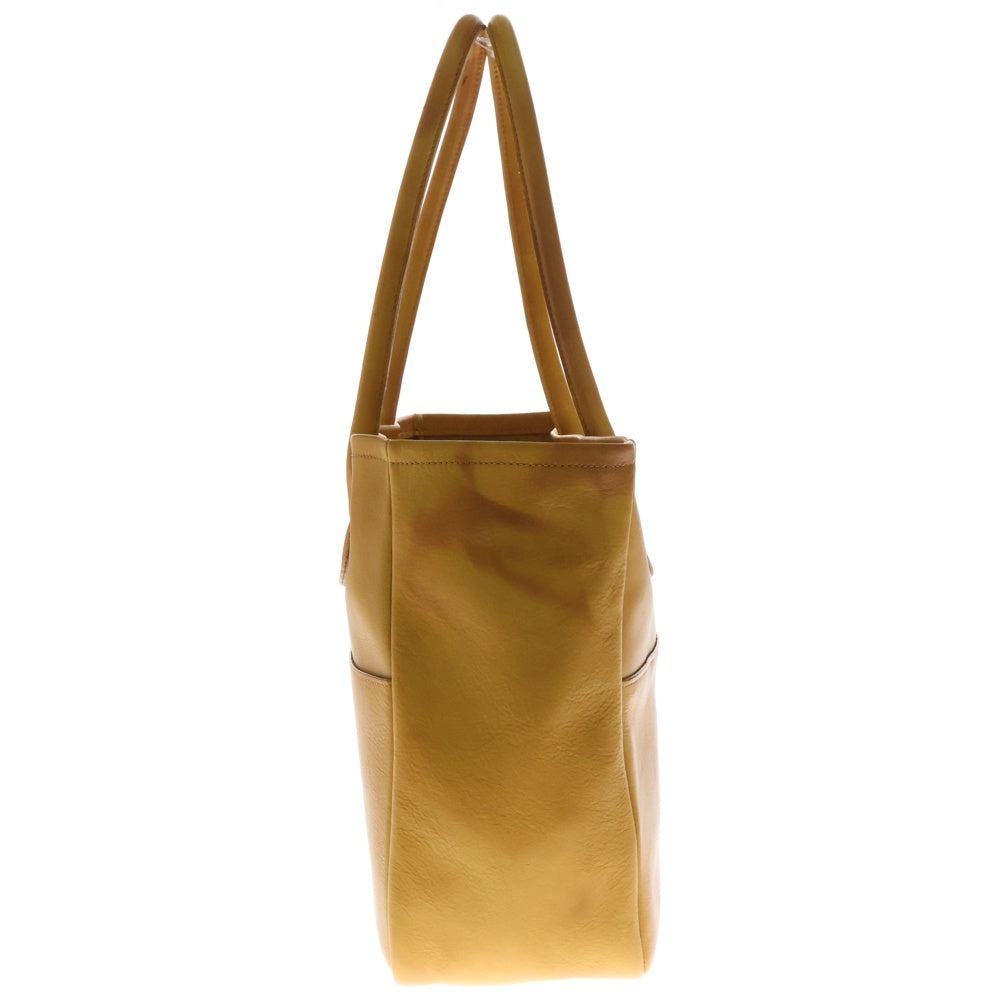 HUMAN MADE(ヒューマンメイド) Leather Tote Bag ワッペン 刺繍 レザー トートバッグ ブラウン