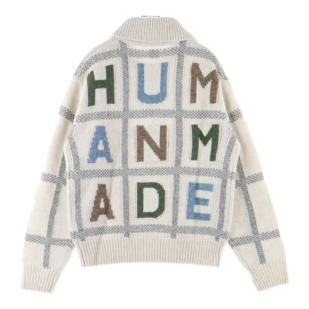 HUMAN MADE(ヒューマンメイド) Animal Half Zip Knit Sweater アニマル総柄 ハーフジップ ニット セーターHM28CS015