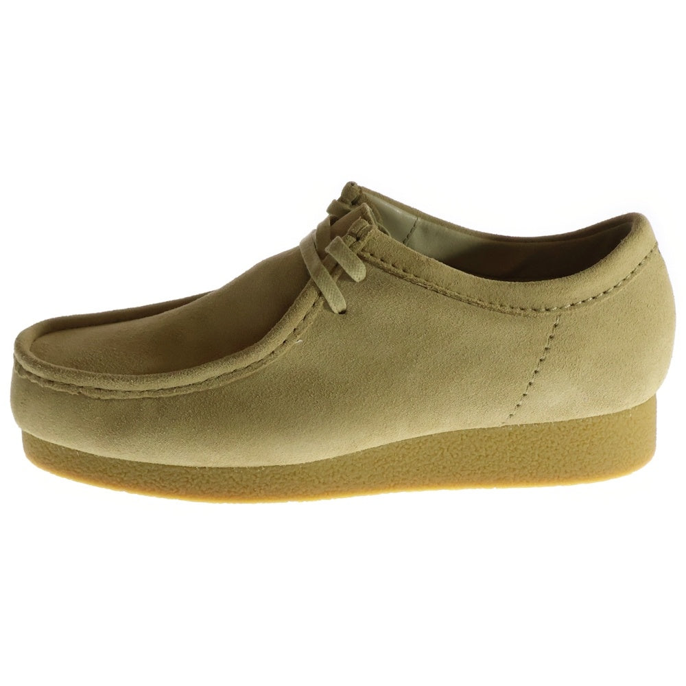 Clarks(クラークス) Wallabee EVO WP ワラビー エヴォ ウォータープルーフ メープルスエード モカシン ローカットスニーカー ベージュ US9/26.5cm 26177834