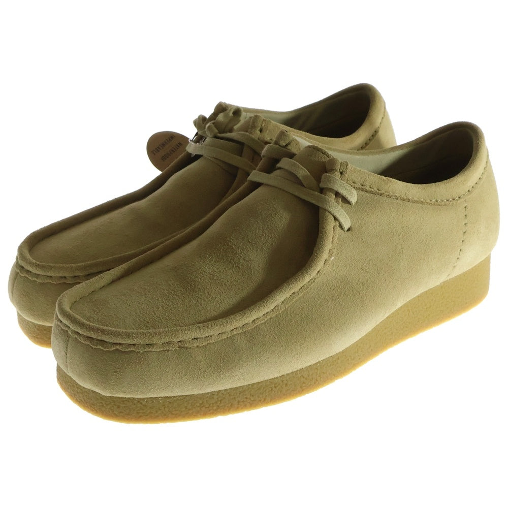 Clarks(クラークス) Wallabee EVO WP ワラビー エヴォ ウォータープルーフ メープルスエード モカシン ローカットスニーカー ベージュ US9/26.5cm 26177834