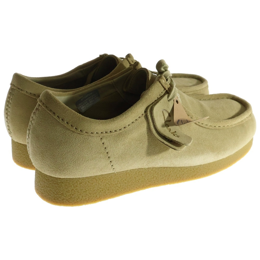 Clarks(クラークス) Wallabee EVO WP ワラビー エヴォ ウォータープルーフ メープルスエード モカシン ローカットスニーカー ベージュ US9/26.5cm 26177834