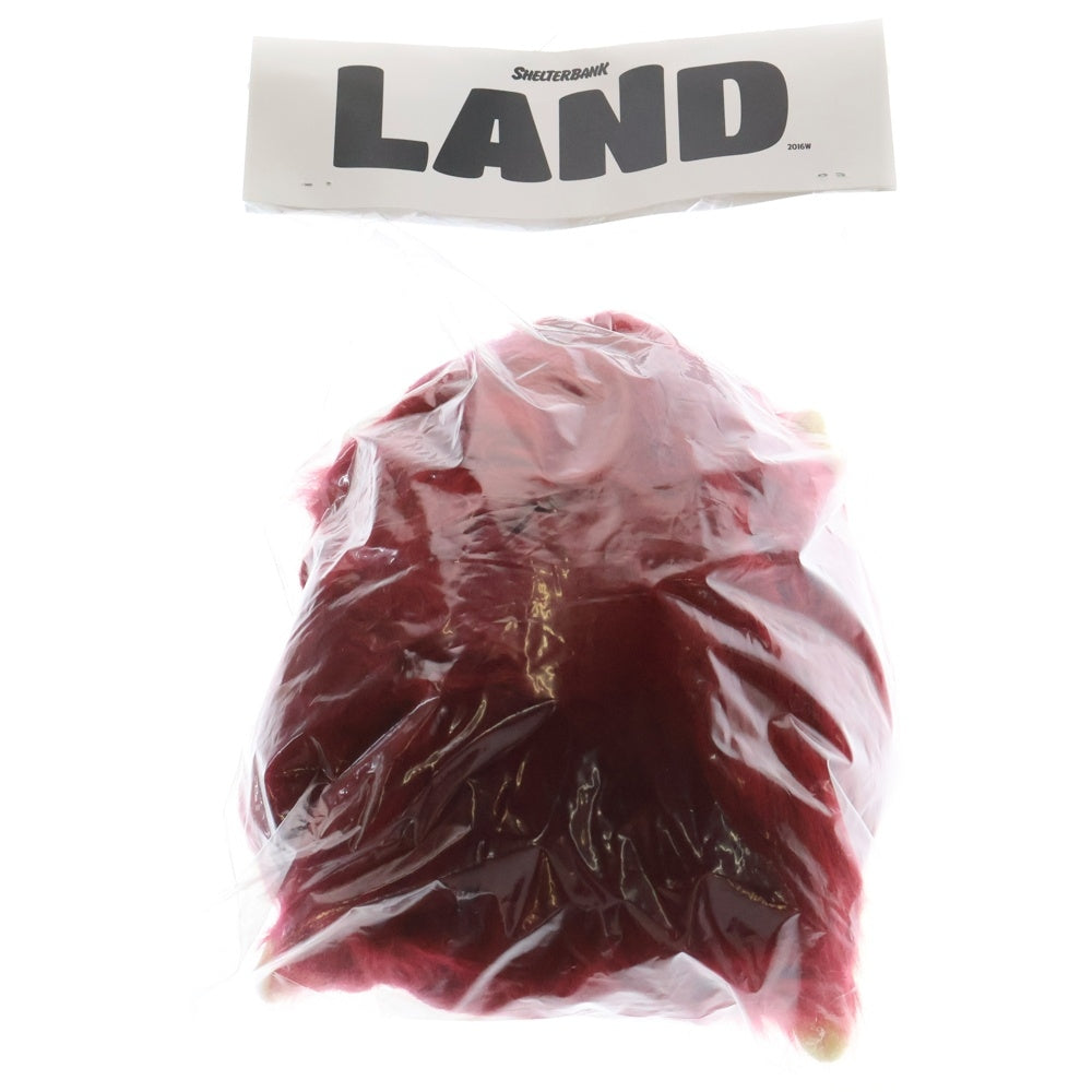 MEDICOM TOY(メディコムトイ) 2016 SHELTERBANK LAND シェルターバンク ランド 世界限定生産 ソフビ フィギュア レッド