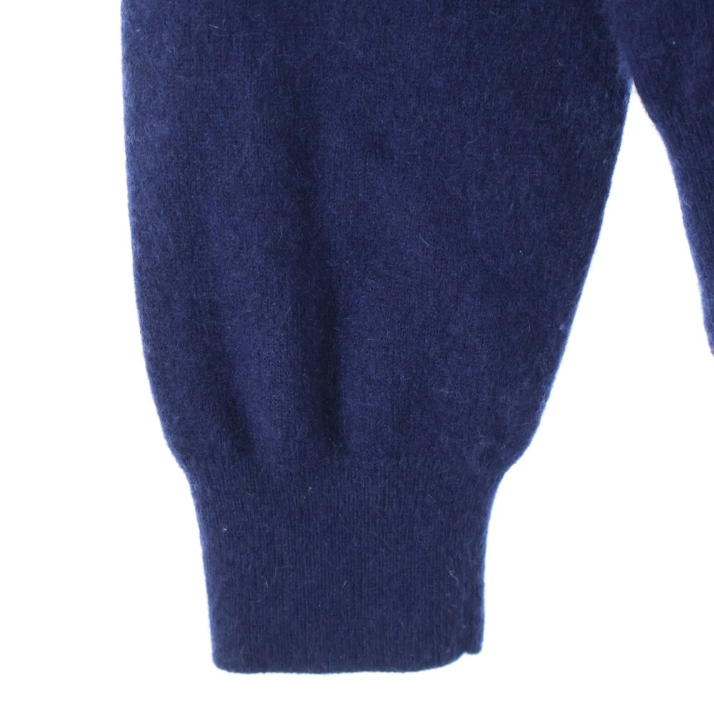 GUCCI(グッチ) CASHMERE GG LOGO EMBROIDERY SWEATER カシミヤニットセーター ネイビー 597736 XKA5B