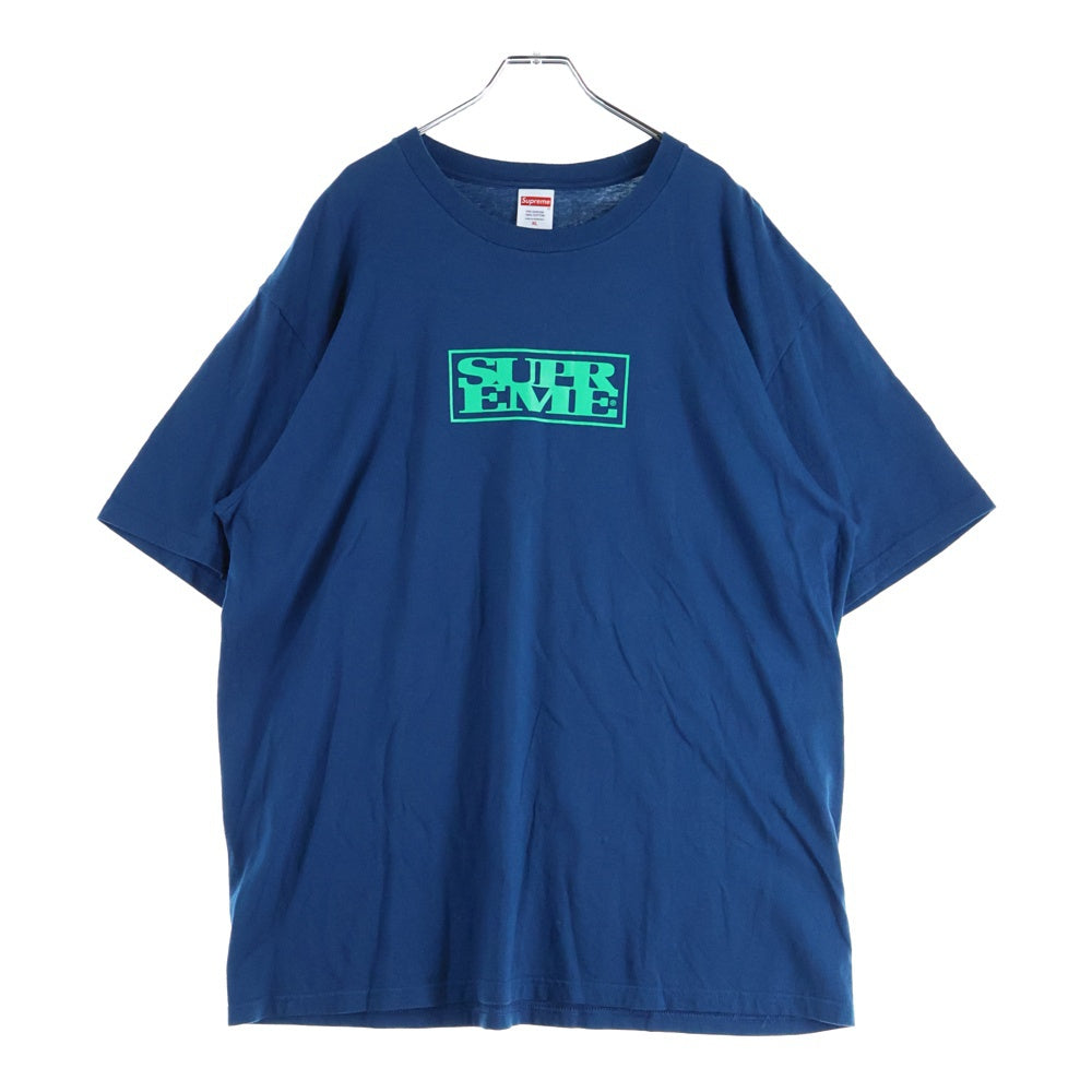 SUPREME(シュプリーム) 24AW Connect Tee コネクト ロゴ クルーネック 半袖Tシャツ カットソー ブルー