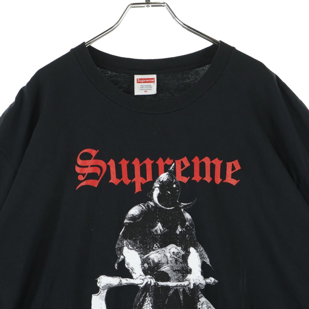 SUPREME(シュプリーム) 24AW Frank Frazetta Destruction Tee フランク フラゼッタ デストラクション クルーネック 半袖Tシャツ カットソー ブラック