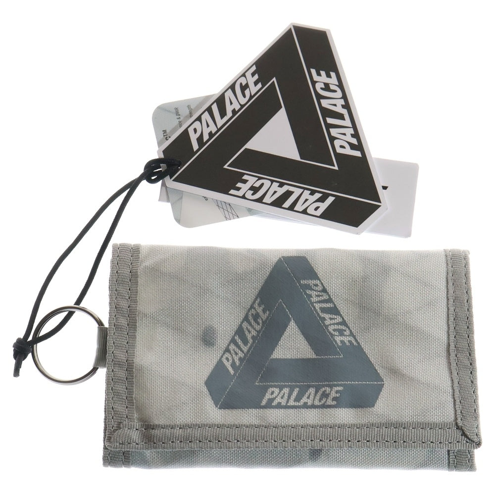Palace Skateboards(パレススケートボーズ) 19AW Multicam Trifold Wallet Alpine Hombre マルチカム トリフォールド 3つ折り 財布 ホワイト