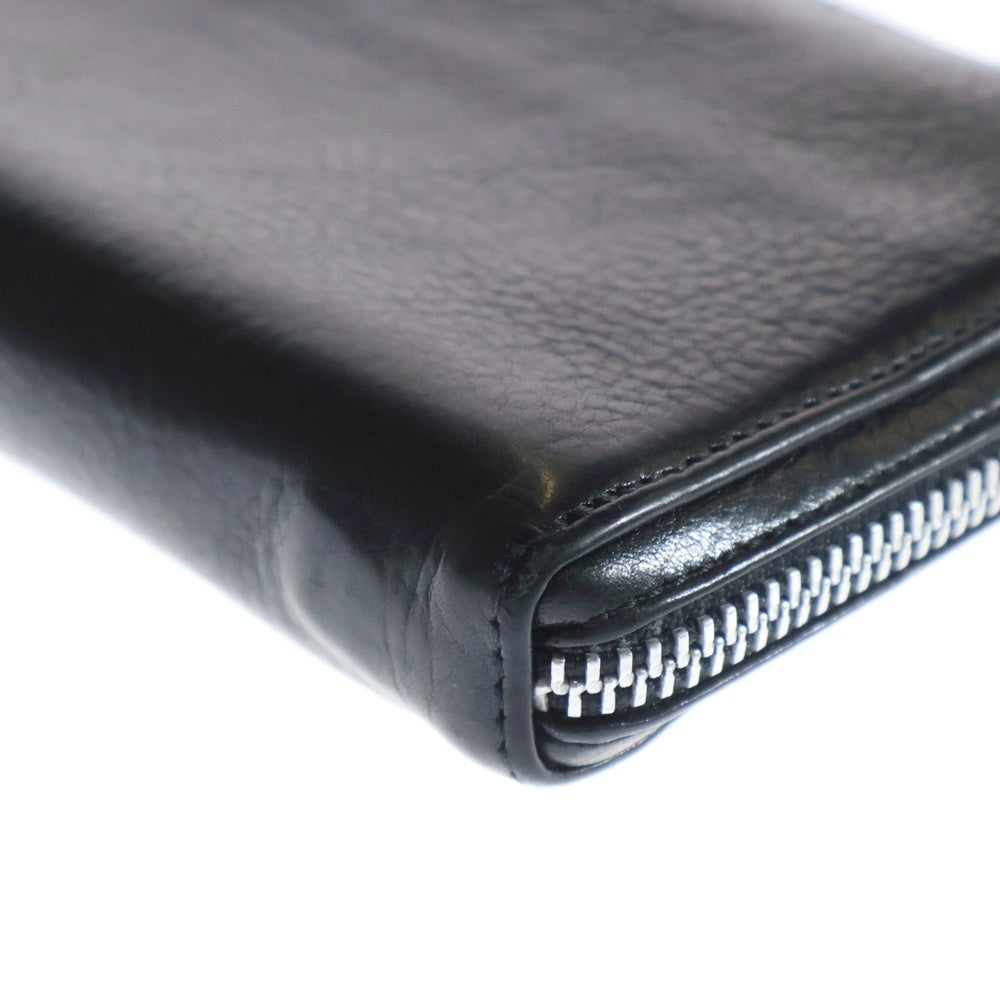CHROME HEARTS(クロムハーツ) REC F ZIP 3クロス ラウンドジップレザーウォレット 財布 ブラック BCA368