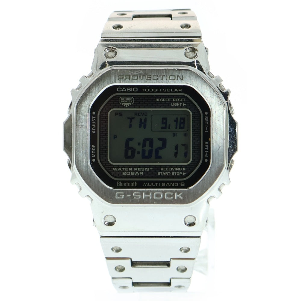 CASIO G-SHOCK(カシオ ジーショック) ステンレス デジタル ソーラー 腕時計 シルバー GMW-B5000