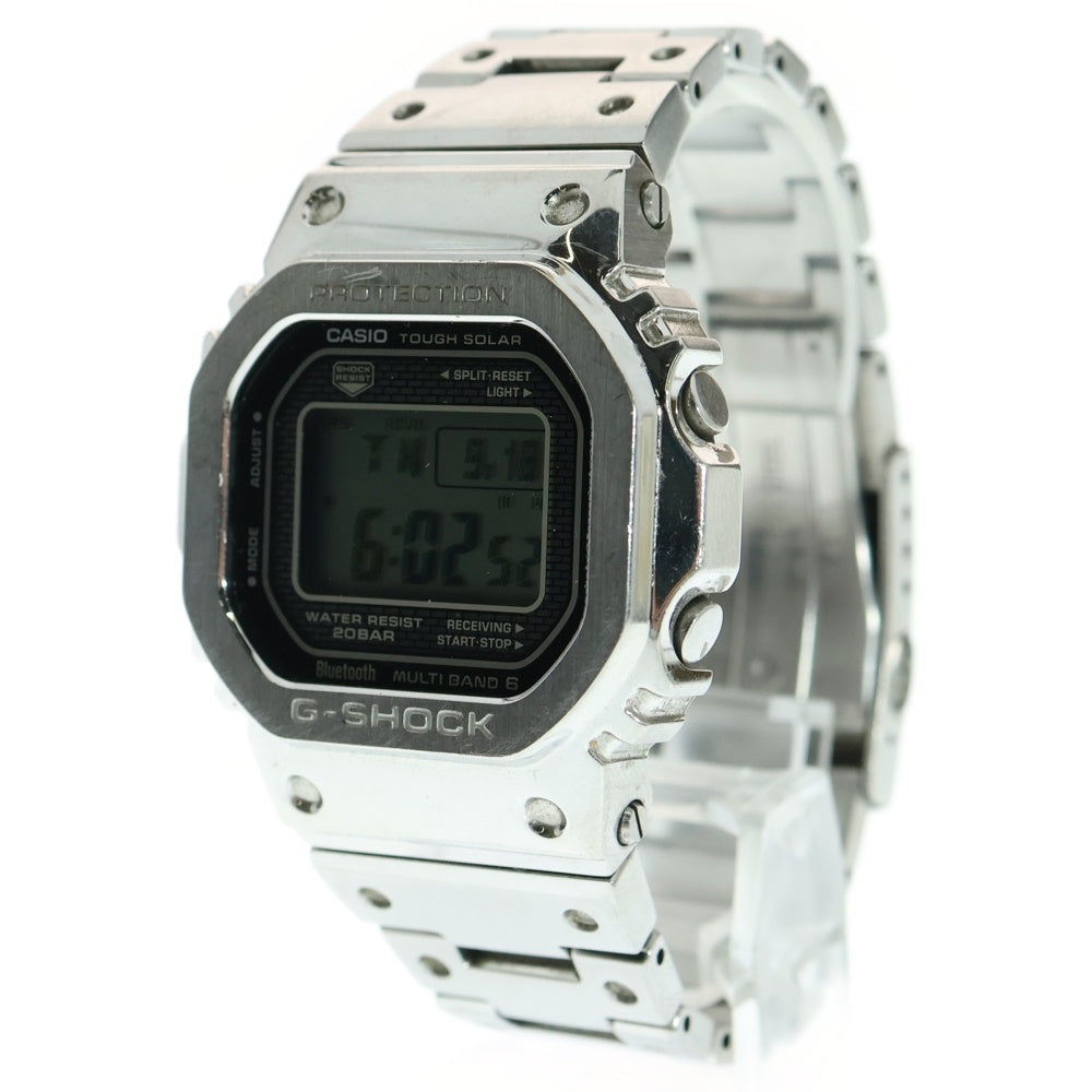 CASIO G-SHOCK(カシオ ジーショック) ステンレス デジタル ソーラー 腕時計 シルバー GMW-B5000