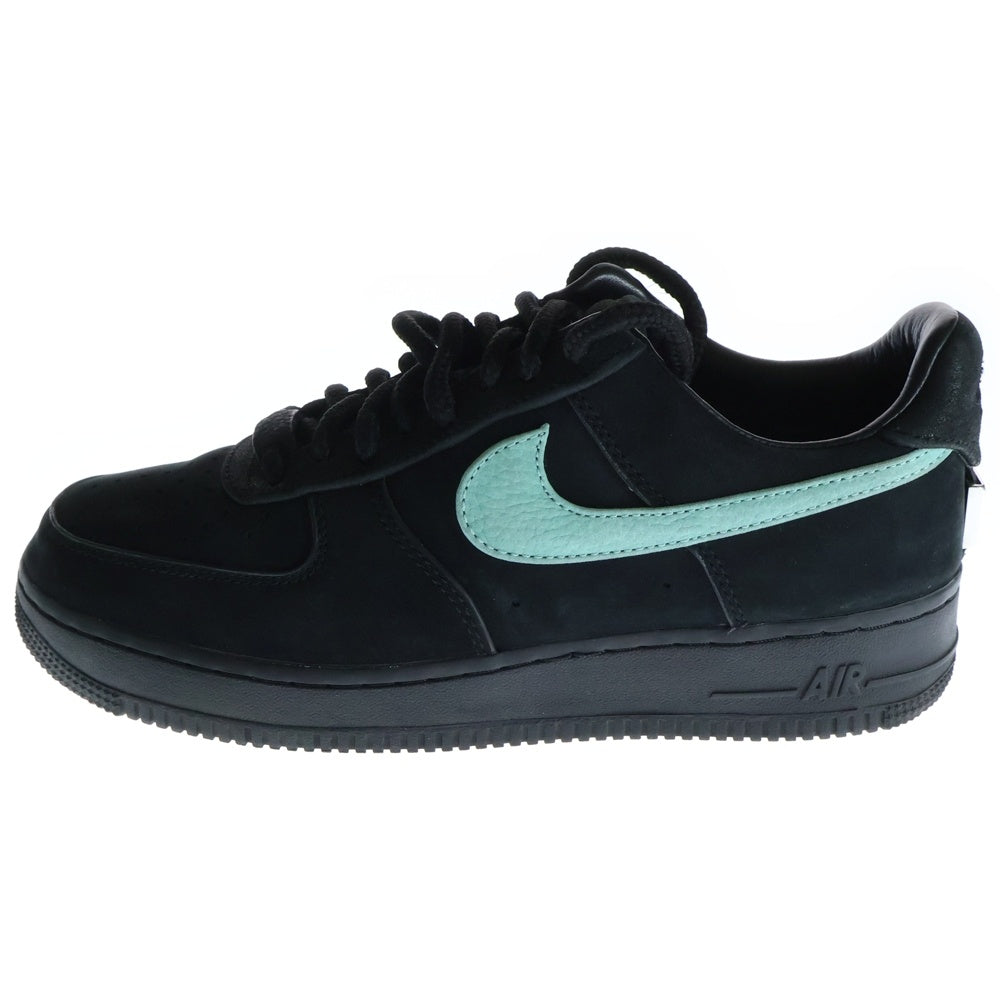 NIKE(ナイキ) ×TIFFANY&CO AIR FORCE 1 LOW 1837 BLACK × ティファニー エアフォース1 ローカットスニーカー ブラック/ブルー US7.5/25.5cm DZ1382-001