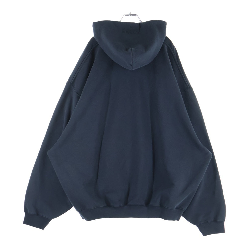 VETEMENTS(ヴェトモン) 25SS Back Street Boys Oversized Hoodie フロントプリント プルオーバーパーカー フーディ ブラック UA66HD700B