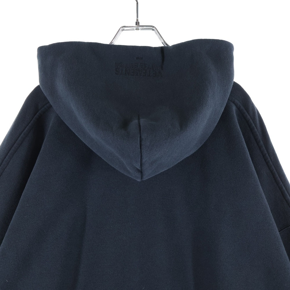 VETEMENTS(ヴェトモン) 25SS Back Street Boys Oversized Hoodie フロントプリント プルオーバーパーカー フーディ ブラック UA66HD700B