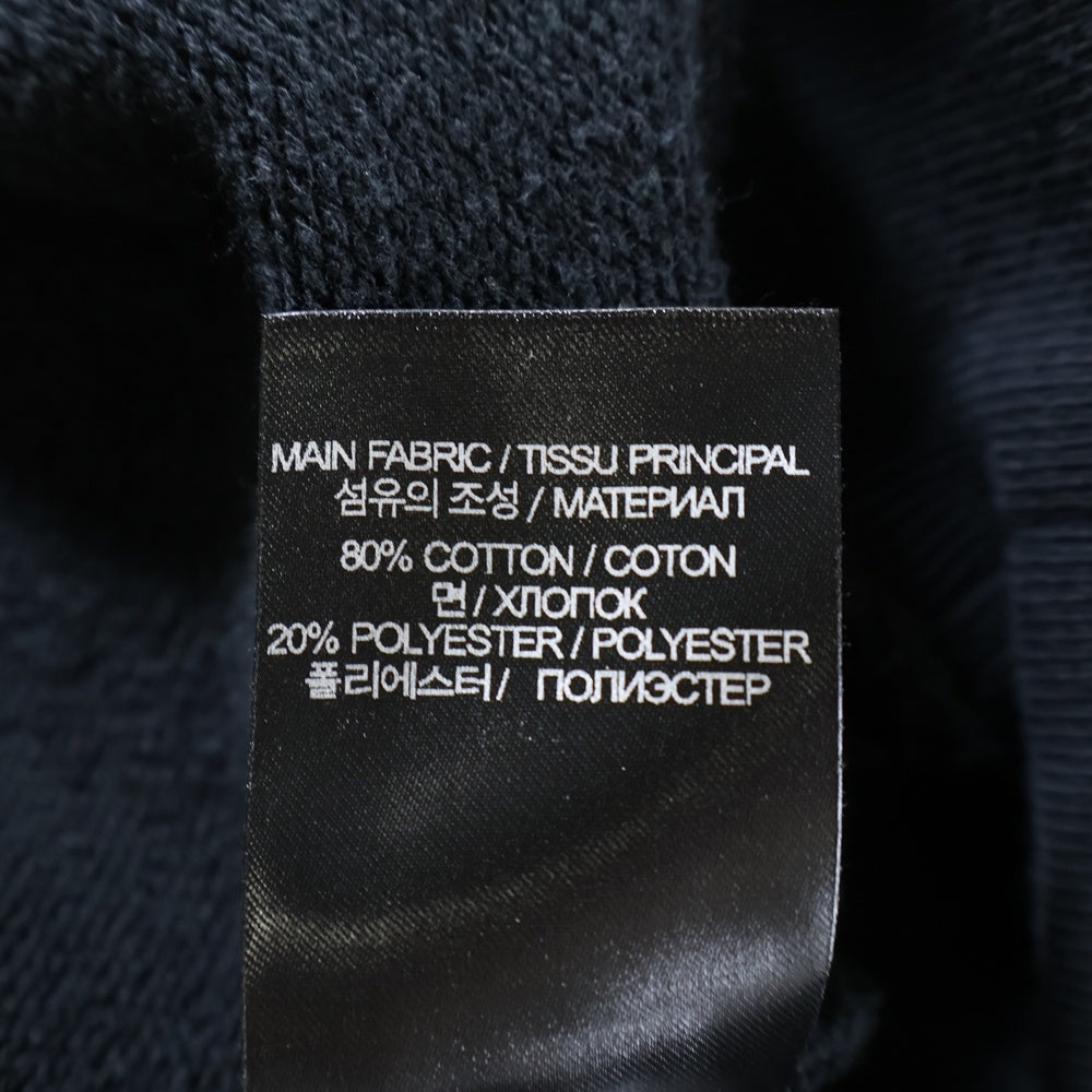 VETEMENTS(ヴェトモン) 25SS Back Street Boys Oversized Hoodie フロントプリント プルオーバーパーカー フーディ ブラック UA66HD700B