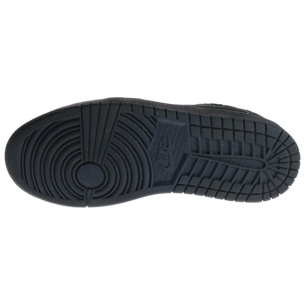 NIKE(ナイキ) ×TRAVIS SCOTT AIR JORDAN 1 LOW OG SP BLACK PHANTOM トラヴィススコット エアジョーダン1 ブラックファントム ローカットスニーカー US8.5/26.5cm DM7866-001