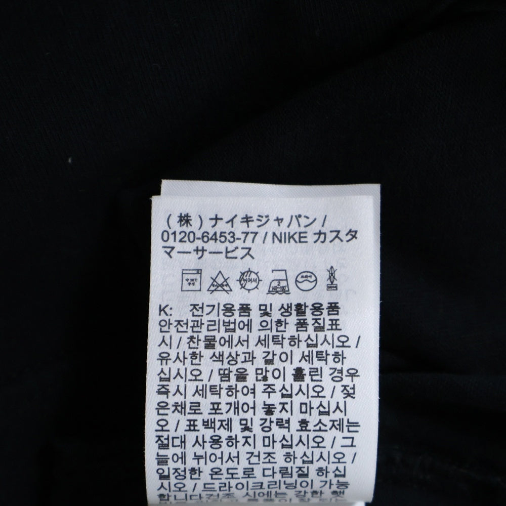 NIKE(ナイキ) ×peaceminusone NRG CF L/S T-SHIRT ピースマイナスワン ロゴ刺繍長袖Tシャツ ブラック DR0097-010