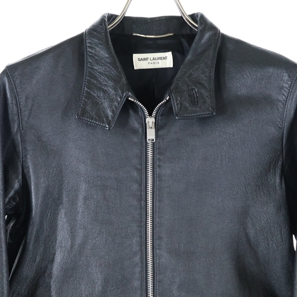 SAINT LAURENT PARIS(サンローランパリ) 16SS アビエーター ジップアップレザージャケット ブラック 361592 Y5NQ1