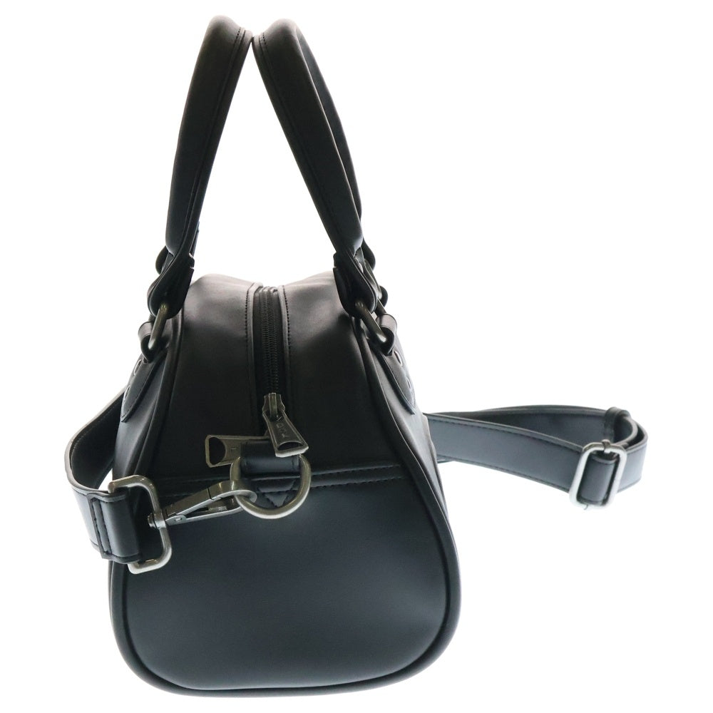 DIESEL(ディーゼル) MERI S エンボスロゴ 2WAY ミニ ボストンバッグ ショルダーバッグ ブラック