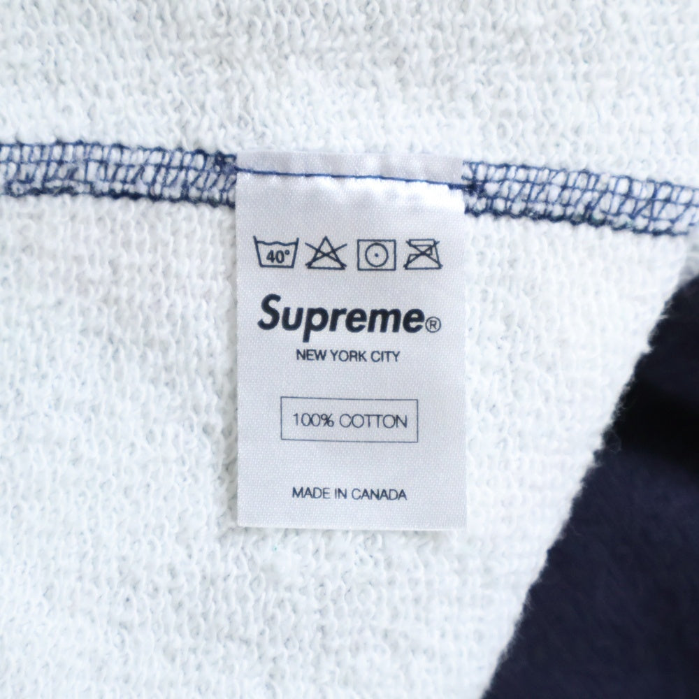 SUPREME(シュプリーム) 12SS Floral Pullover フローラル プルオーバー 総柄 スウェットパーカー ネイビー/グリーン
